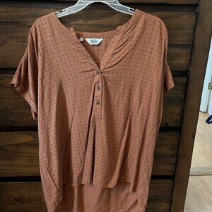 Bridge and Burn - Lorre Blouse / Polka Pieces - XL UNWORN